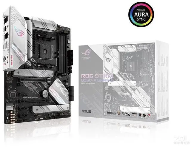 Alt view image 5 of 7 - ASUS ROG STRIX B550-A GAMING AM4 AMD B550 SATA 6Gb/s ATX AMD Motherboard