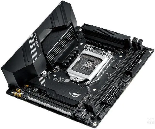 Alt view image 4 of 7 - ASUS ROG STRIX B460-I GAMING LGA 1200 Intel B460 SATA 6Gb/s Mini ITX Intel Motherboard
