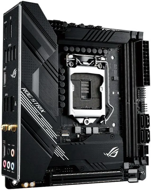 Alt view image 6 of 7 - ASUS ROG STRIX B460-I GAMING LGA 1200 Intel B460 SATA 6Gb/s Mini ITX Intel Motherboard