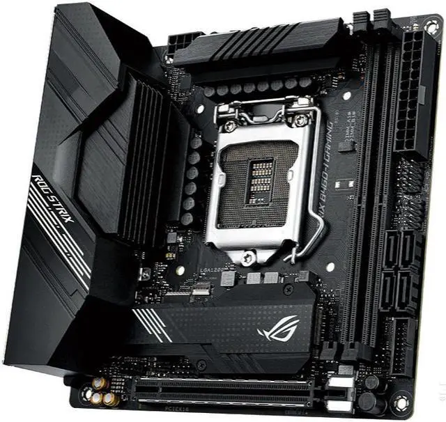 Alt view image 7 of 7 - ASUS ROG STRIX B460-I GAMING LGA 1200 Intel B460 SATA 6Gb/s Mini ITX Intel Motherboard