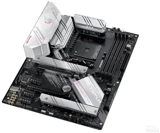 Alt view image 6 of 7 - ASUS ROG STRIX B550-A GAMING AM4 AMD B550 SATA 6Gb/s ATX AMD Motherboard