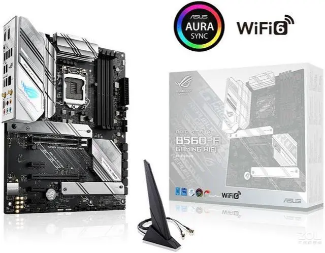 Main image of ASUS ROG STRIX B560-A GAMING WIFI LGA 1200 Intel B560 SATA 6Gb/s ATX Intel Motherboard