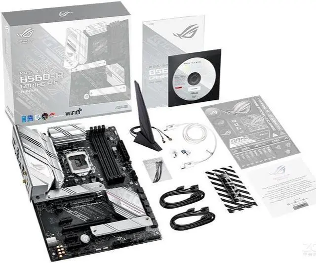 Alt view image 7 of 11 - ASUS ROG STRIX B560-A GAMING WIFI LGA 1200 Intel B560 SATA 6Gb/s ATX Intel Motherboard