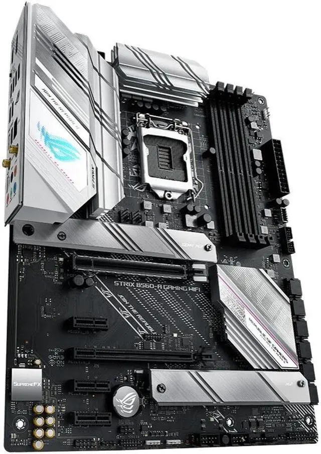 Alt view image 5 of 11 - ASUS ROG STRIX B560-A GAMING WIFI LGA 1200 Intel B560 SATA 6Gb/s ATX Intel Motherboard