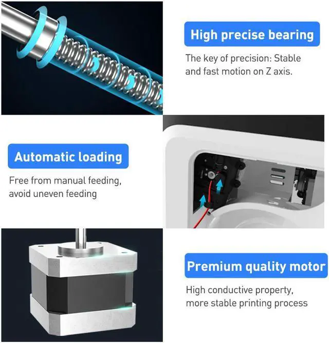 Alt view image 5 of 6 - Flashforge Adventurer 3 Lite 3D Printer Auto Leveling Super Cost-effective for Family Use