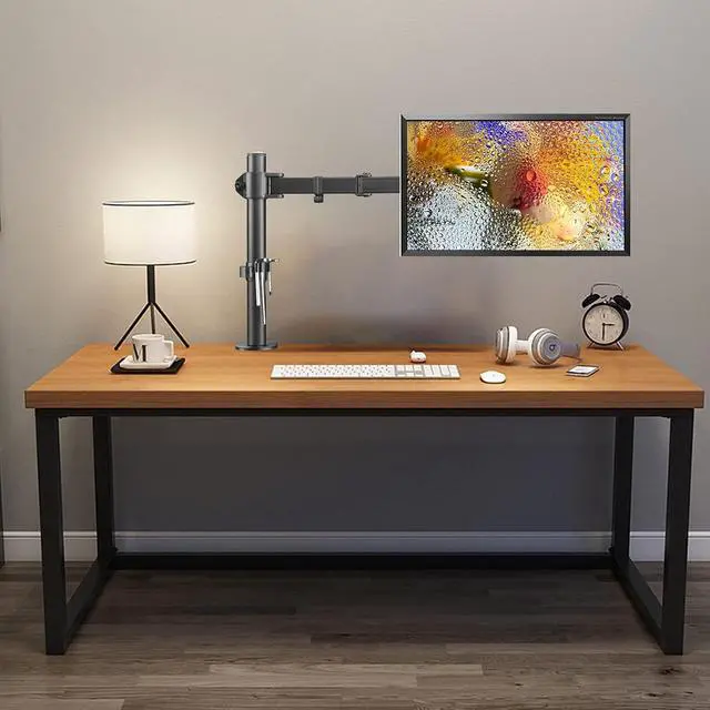 Alt view image 6 of 7 - Suptek Single LED LCD Monitor Desk Mount Heavy Duty Fully Adjustable Monitor Stand for 1 / One Screen up to 27 inch