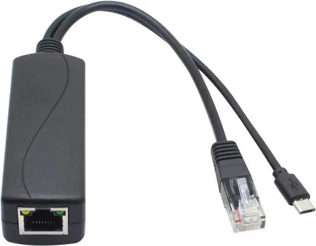 Alt view image 4 of 7 - 4-Pack 5V PoE Splitter, 48V to 5V 2.4A Adapter with Micro USB Plug, IEEE 802.3af Compliant, for IP Camera, Tablets, Dropcam or Raspberry Pi and More, AV-PS05-1