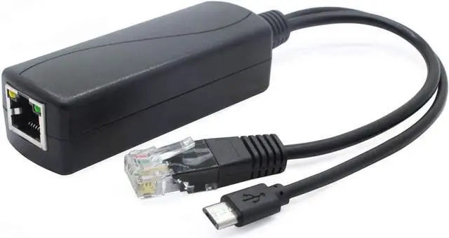 Alt view image 7 of 7 - 4-Pack 5V PoE Splitter, 48V to 5V 2.4A Adapter with Micro USB Plug, IEEE 802.3af Compliant, for IP Camera, Tablets, Dropcam or Raspberry Pi and More, AV-PS05-1