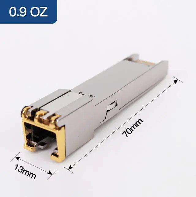 Alt view image 6 of 7 - 2PACK 1.25/2.5/5/10G SFP+ RJ45 Copper Module - Up to 30m with CAT.6a/7 Compatibility for Cisco, Ubiquiti, Netgear, D-Link, Supermicro, TP-Link, Mikrotik, Unifi and More, SFP 10GBase-T Transceiver