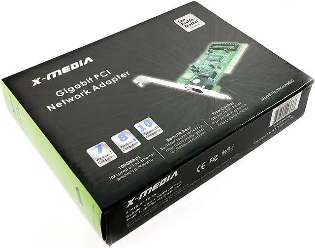 Alt view image 6 of 6 - XM-NA3500 PCI 1-Port 10/100/1000Mbps Gigabit Ethernet Network Card/Network Adapter [ Do Not Support PCI-Express(PCIe) ] Realtek RTL8169SC Chipset Windows 11 & Linux Supported