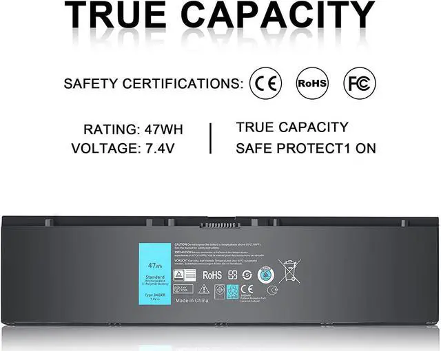 Alt view image 5 of 7 - IEFUU New Replacement Laptop Battery for Dell Latitude E7440 E7450 E7420 Battery fit 451-BBFV 3RNFD G0G2M PFXCR T19VW 34GKR 0909H5 0G95J5 E225846 Notebook Battery