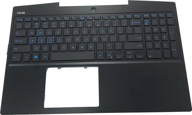 Main image of Replacement for Dell G Series G3 15 3590 Laptop Upper Case Palmrest Backlit Keyboard Assembly Part 00JP6X 0JP6X