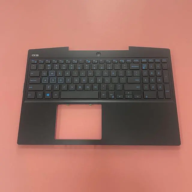 Alt view image 6 of 7 - Replacement for Dell G Series G3 15 3590 Laptop Upper Case Palmrest Backlit Keyboard Assembly Part 00JP6X 0JP6X