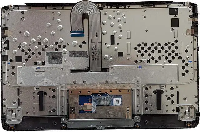 Alt view image 2 of 7 - Replacement for HP Chromebook 11 G7 EE Laptop Upper Case Palmrest Keyboard Touchpad Assembly Part L52573-001 EA0G5003010 - OEM