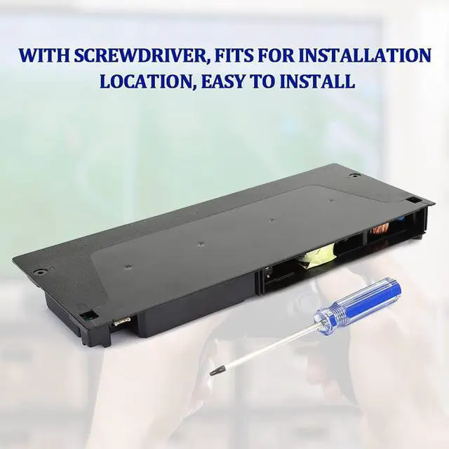 Alt view image 3 of 7 - N17160P1A Power Supply for PS4 Slim 2200 Hosts, Portable Power Source with Screwdriver 100-240V(Black)