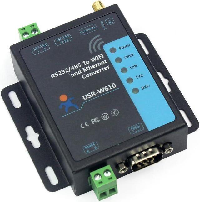 Alt view image 3 of 7 - Serial to WiFi Ethernet Wireless Converter RS232 RS485 Serial Server(USR-W610)