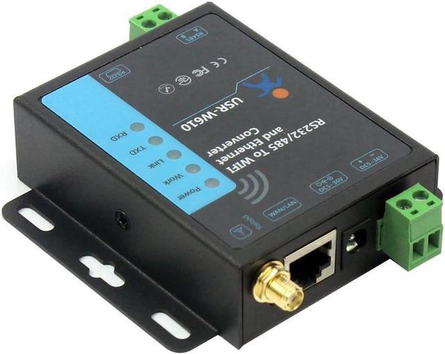 Alt view image 4 of 7 - Serial to WiFi Ethernet Wireless Converter RS232 RS485 Serial Server(USR-W610)