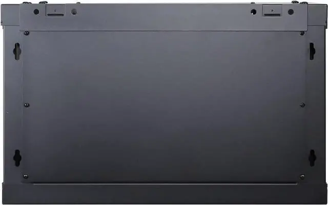 Alt view image 5 of 7 - 6U Professional Wall Mount Network Server Cabinet Enclosure 19-Inch Server Network Rack Black