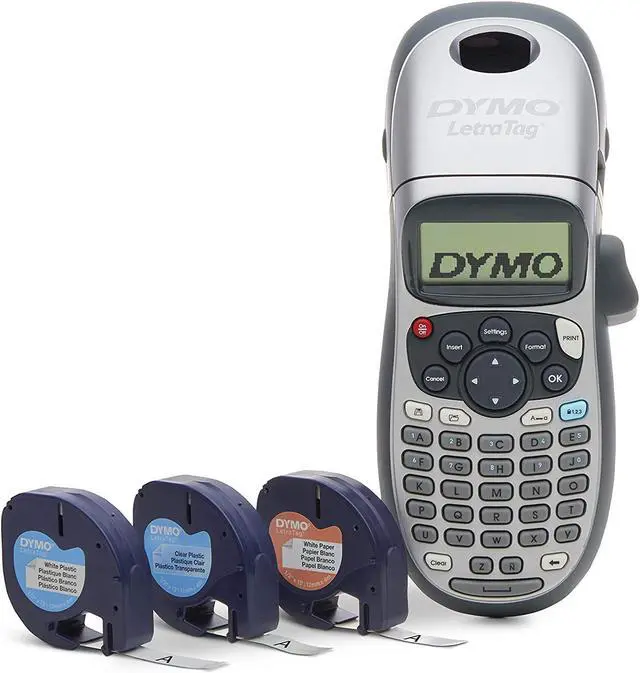 Main image of Xiaogan Label Maker, LetraTag 100H Handheld Label Maker, Easy-to-Use, 13 Character LCD Screen, Great for Home & Office Organization
