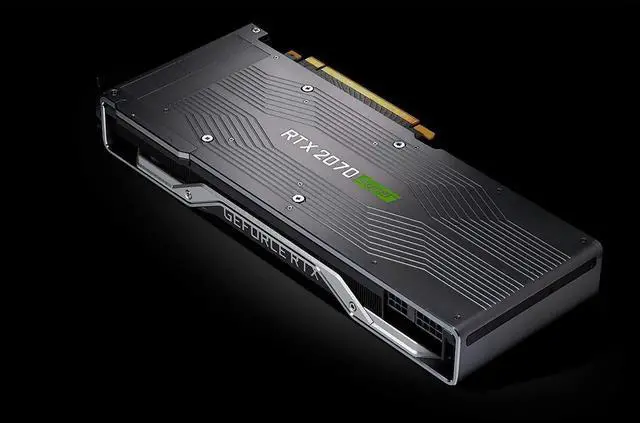 Alt view image 4 of 5 - NVIDIA GeForce RTX 2070 SUPER Founders Edition - 8GB GDDR6 1770 MHz RAM - 2560 Cores - Ray Tracing - DirectX 12 - DP/HDMI/DVI-DL - VR Ready