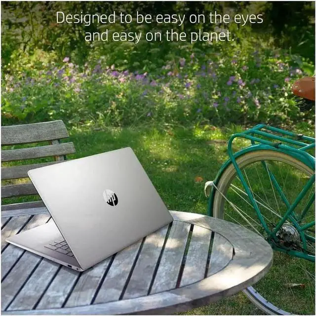 Alt view image 4 of 5 - HP 17.3" HD Touch Business Laptop - AMD Ryzen 5 7430U(up to 4.3 GHz) - Backlit KeyBoard - 8 GB RAM,512 GB PCIe SSD - Win 11 Home