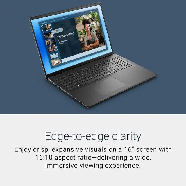Alt view image 3 of 6 - Dell 16" FHD Touch Business Laptop,Intel Core 7 150U Processor,Backlit Keyboard,32 GB RAM,1 TB PCIe SSD,Win 11 Pro