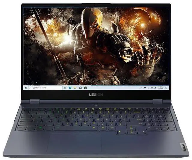 Main image of New Lenovo Legion 7 15.6" FHD Gaming Intel i7-10750H 16GB RAM 512GB SSD 1TB HDD NVIDIA GeForce RTX 2070 graphics Win 10 Pro Black