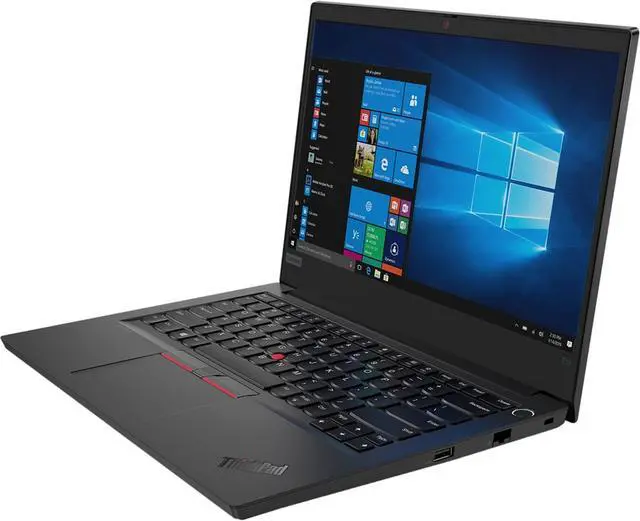 Alt view image 2 of 4 - Lenovo ThinkPad E14 14" 4GB 500GB Core™ i3-10110U 2.10GHz Win10P, Black