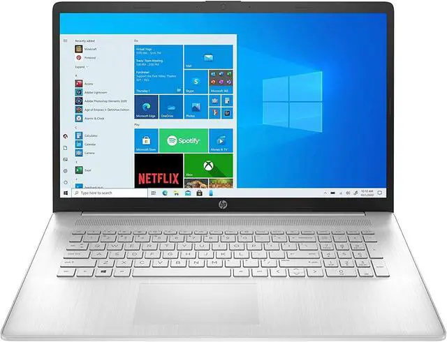 Main image of HP 17T-CN000 17.3" 8GB 1TB Core i7-1165G7 2.8GHz WIN11H, Natural Silver