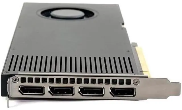 Alt view image 2 of 3 - Lenovo NVIDIA RTX A4000 16GB GDDR6 Graphic Card, Black