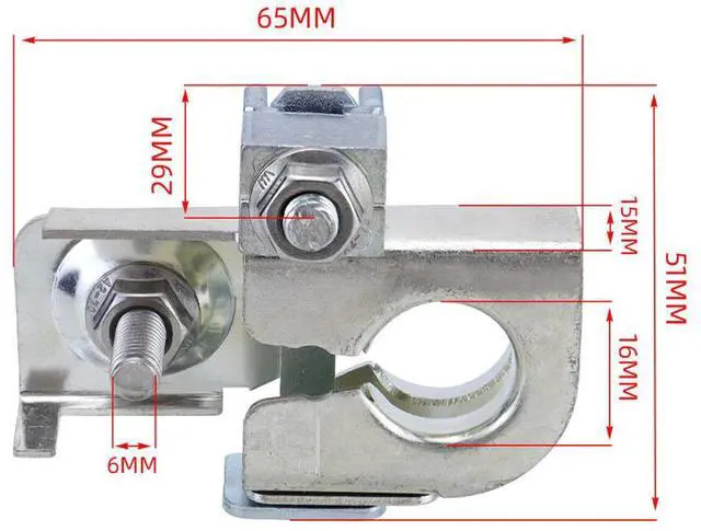 Alt view image 6 of 7 - Yingshan Vehicle Battery Terminals Set 926-603 926-879 Fit for Ford Super Duty