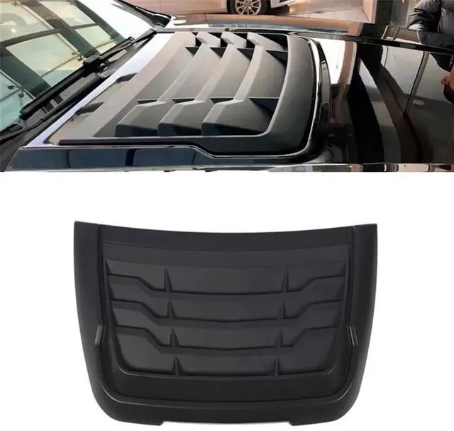 Alt view image 2 of 5 - Acaigel Universal Car Exterior Hood Vent Scoop Cover  Air Intake Grille Inlet Trim