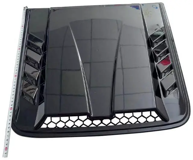 Alt view image 3 of 4 - Acaigel Universal Car Exterior Hood Vent Scoop Cover  Air Intake Grille Inlet Trim
