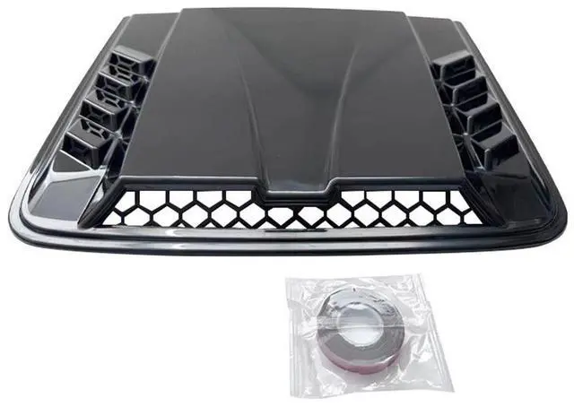 Alt view image 4 of 4 - Acaigel Universal Car Exterior Hood Vent Scoop Cover  Air Intake Grille Inlet Trim