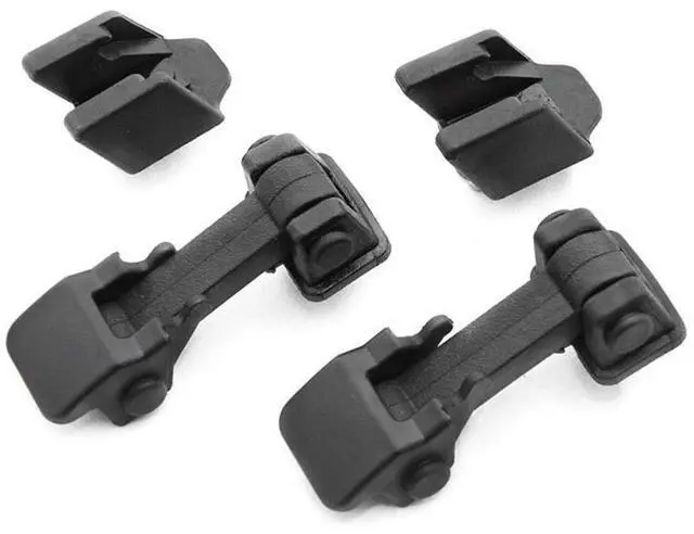 Alt view image 7 of 7 - Yingshan Pair Front Hood Latch Catch & Bracket for Jeep Wrangler TJ 97-06