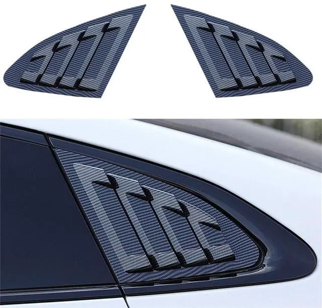 Main image of Acaigel 1 Pair ABS Carbon fiber Look Side Window Louver Shutter Cover For Chevrolet Malibu 2016-20