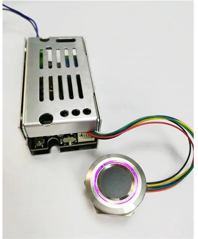 Alt view image 3 of 7 - FYUU 12V One Key Start Fingerprint Control Board Access Control Module For Car Door Motorcycle Lock Bike