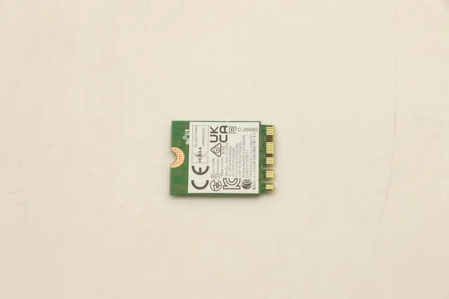 Alt view image 2 of 2 - 5W10V25844 - Lenovo RTL8852BE 802.11ax 2x2 M2 Wifi + Bluetooth 5.3 Card
