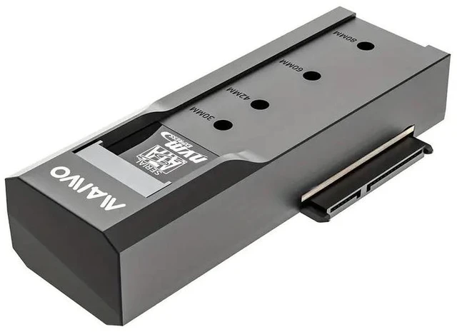 Alt view image 8 of 14 - MAIWO Type C to 2.5'' 3.5'' SATA Adapter to M.2 NVMe SATA Reader, USB3.2 Gen2 Converter for M.2 2.5/3.5 Hard Drive (Up to 18TB)