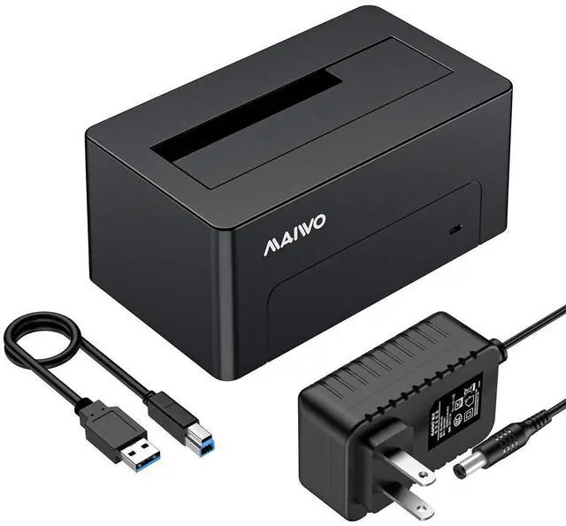 Main image of MAIWO USB 3.0 to SAS Hard Drive Dock, SAS Hard Disk Reader / Adapter/ Enclosure Docking Station for 2.5/3.5 inch SAS HDD SSD with 12V/2A Power Adapter, Support up to 18TB Capacity/ 5Gbps Transfer Rate