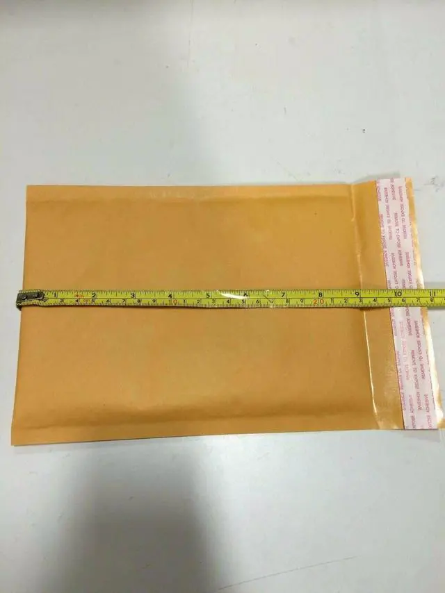 Alt view image 2 of 3 - 250 #0 6x10 Kraft Paper Padded Bubble Envelopes Mailers Shipping Case 6''x10'', Gold