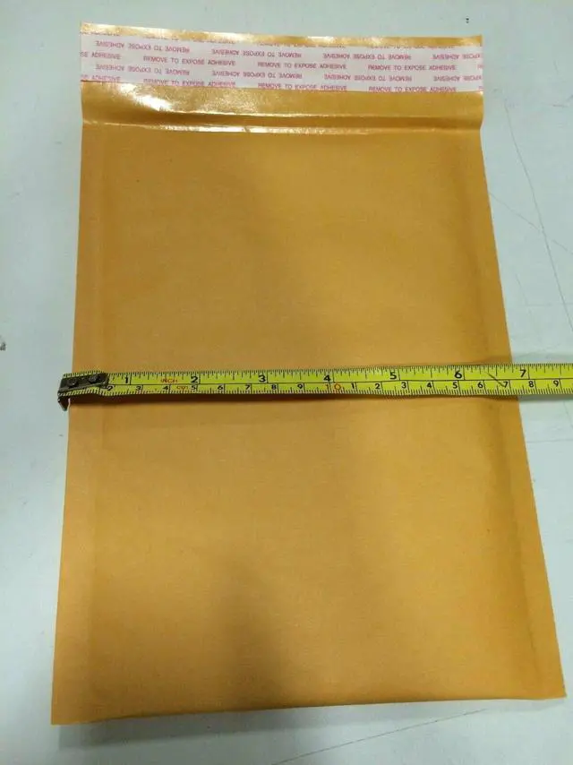 Alt view image 3 of 3 - 250 #0 6x10 Kraft Paper Padded Bubble Envelopes Mailers Shipping Case 6''x10'', Gold