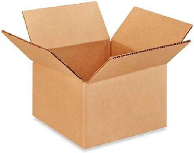 Main image of 25 6x6x4 Cardboard Paper Boxes Mailing Packing Shipping Box Corrugated Carton