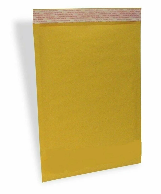 Main image of 50 #0 6.5x10 Eco Kraft Bubble Padded Envelopes Mailers Lite Shipping 6.5"x10"