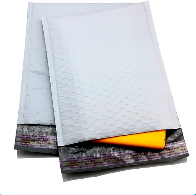 Alt view image 3 of 6 - 10 #00 5x10 Poly Bubble Padded Envelopes Mailers Shipping Case 5"x10"