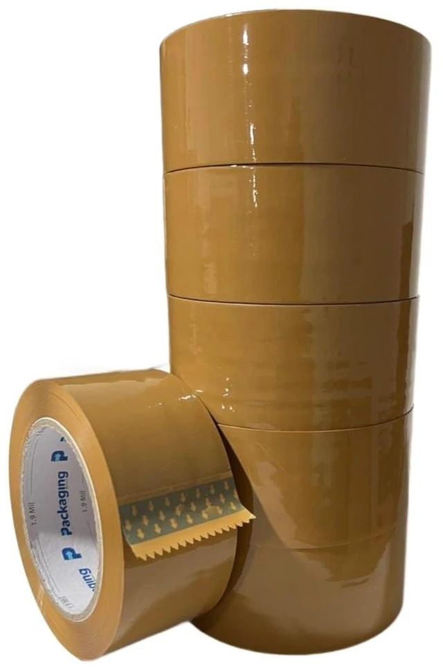 Main image of supplyhut 72 Rolls Shipping Packaging Box Packing Sealing Tape 1.6 mil 2" x 110 Yard 330FT