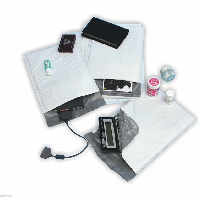 Main image of 150 #000 4x8 Poly Bubble Padded Envelopes Mailers Shipping Case 4"x8"