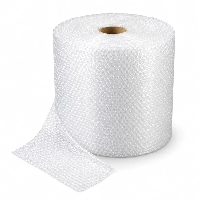 Alt view image 3 of 6 - 1/8" Small Bubble Cushioning Wrap Padding Roll 700'x 12" Wide Perf 12" 700FT