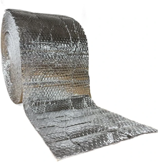 Main image of 3/16" x 125' Reflective Bubble Cushioning Wrap Roll Thermal Insulation (12" x 125')