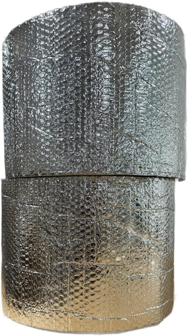 Alt view image 4 of 5 - 3/16" x 125' Reflective Bubble Cushioning Wrap Roll Thermal Insulation (12" x 125')